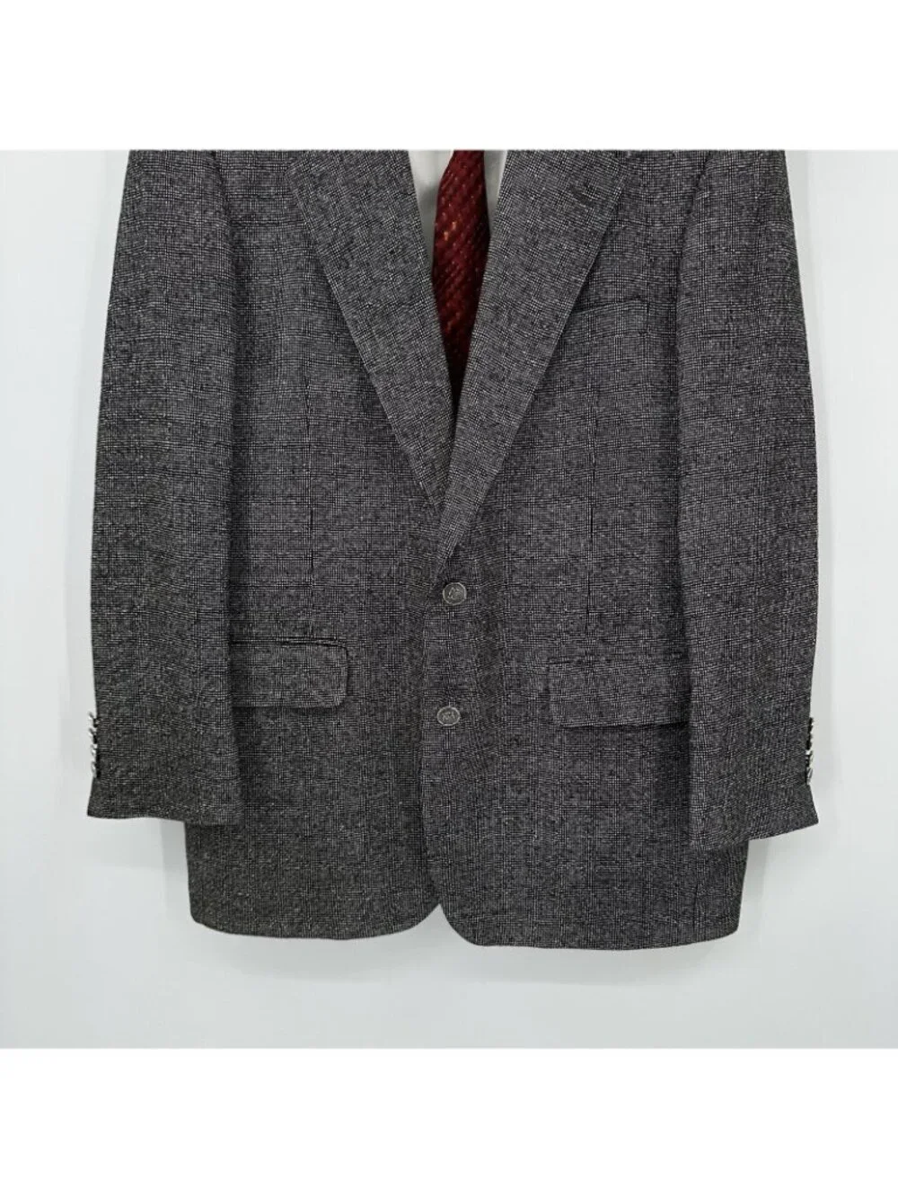vintage 90s BILL BLASS jacket blazer sport coat 41R tweed business casual retro